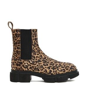 Copenhagen Suede Leopardo Beatles Boots - NWT